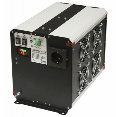 СибВольт 3012У инвертор, преобразователь напряжения DC/AC, 12В/220В, 3000Вт СибВольт 3012У инвертор, преобразователь напряжения DC/AC, 12В/220В, 3000Вт